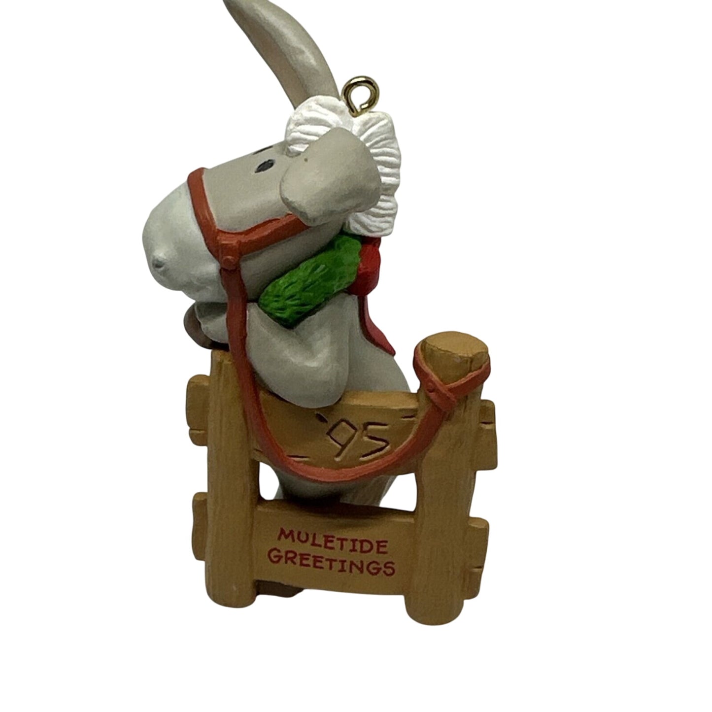1995 Muletide Greetings Hallmark Ornament (Donkey) QX6009