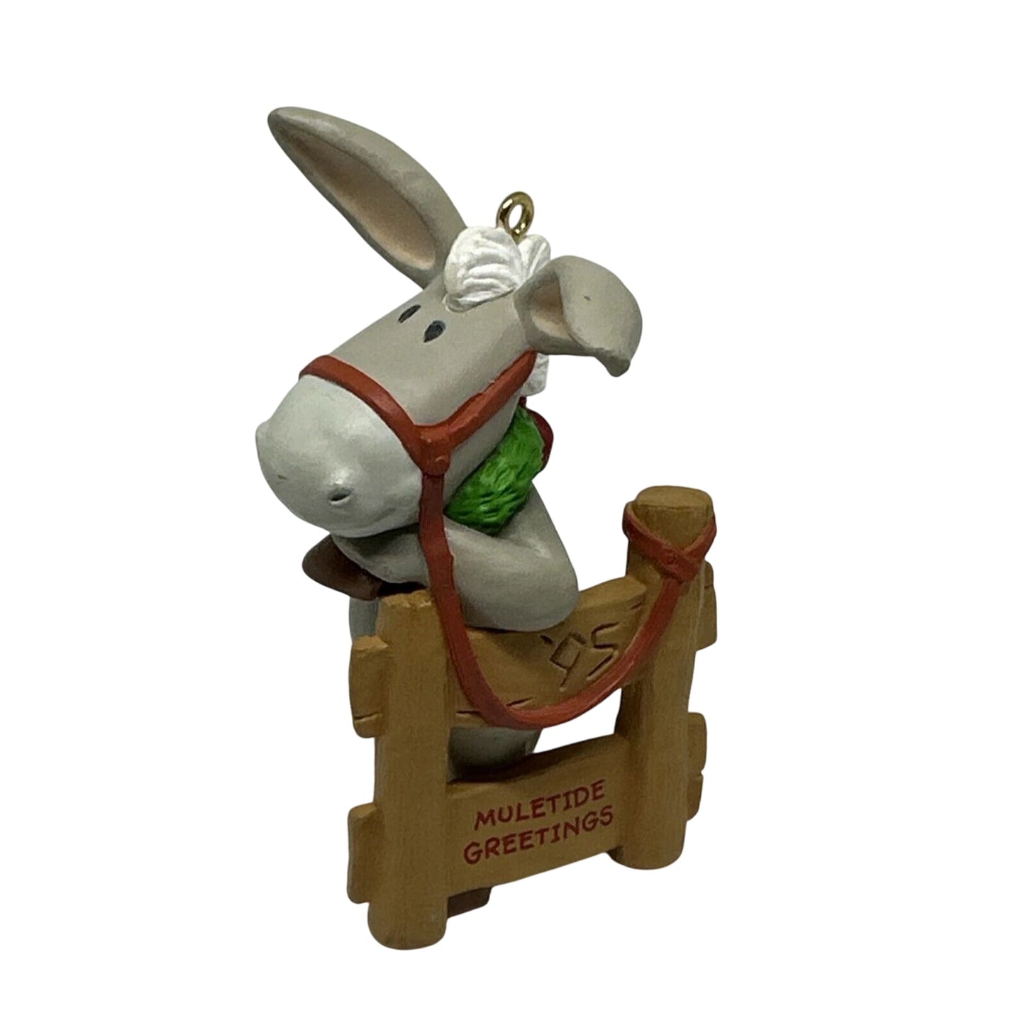 1995 Muletide Greetings Hallmark Ornament (Donkey) QX6009