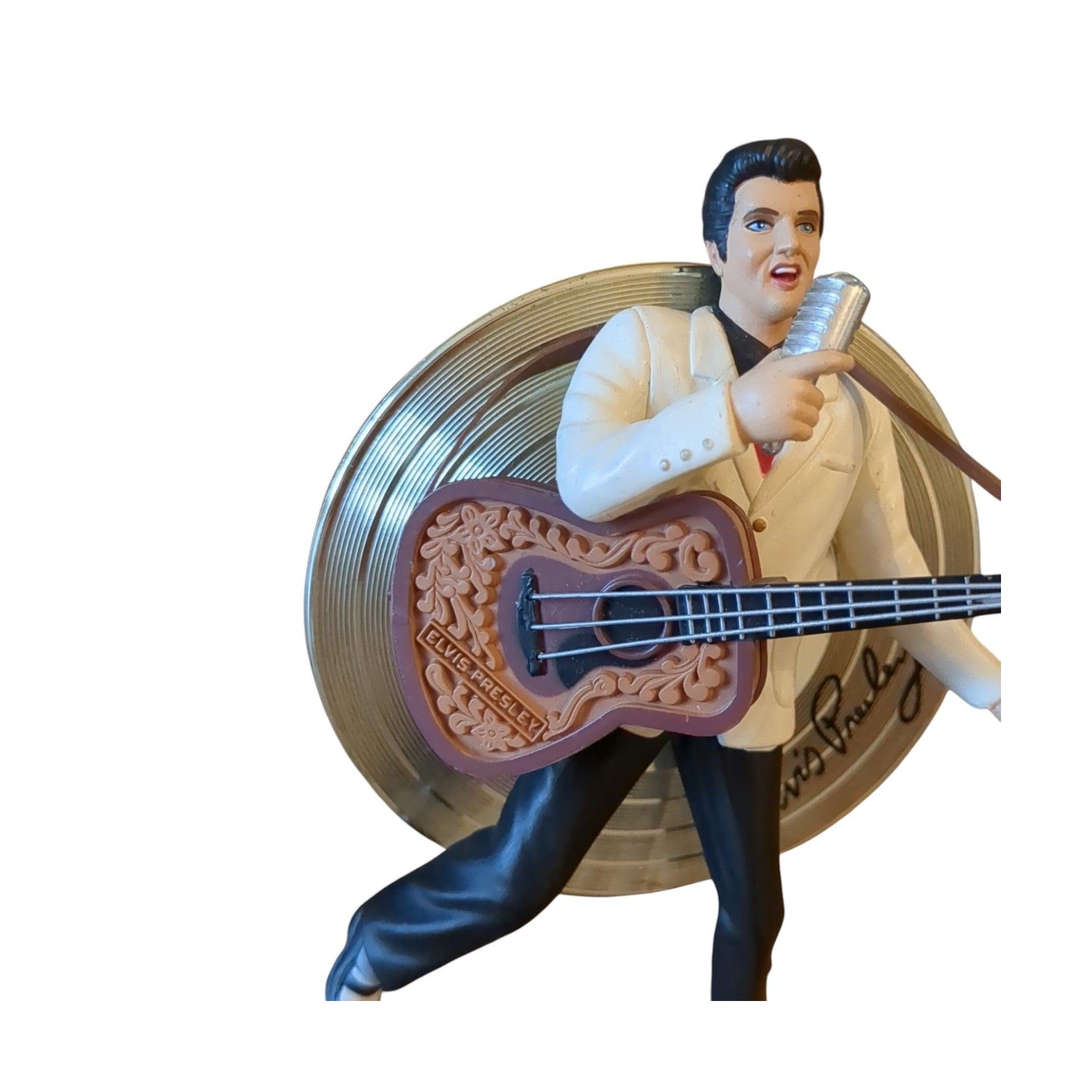 1995 Musical "Blue Christmas" Carlton Cards Ornaments (Elvis Presley) ORN-073M Image4