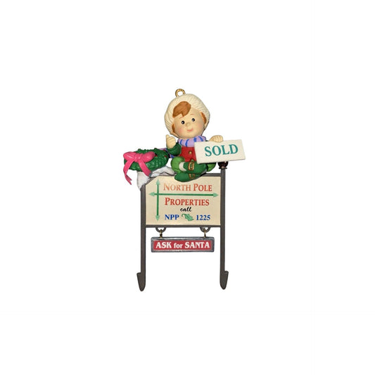 1995 On The Move At Christmas Enesco Ornament (Elf) 142220 Image1