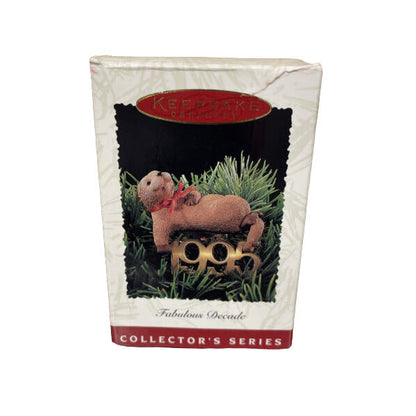 1995 Otter with Brass 1995 Hallmark Ornament (Fabulous Decade) QX5147