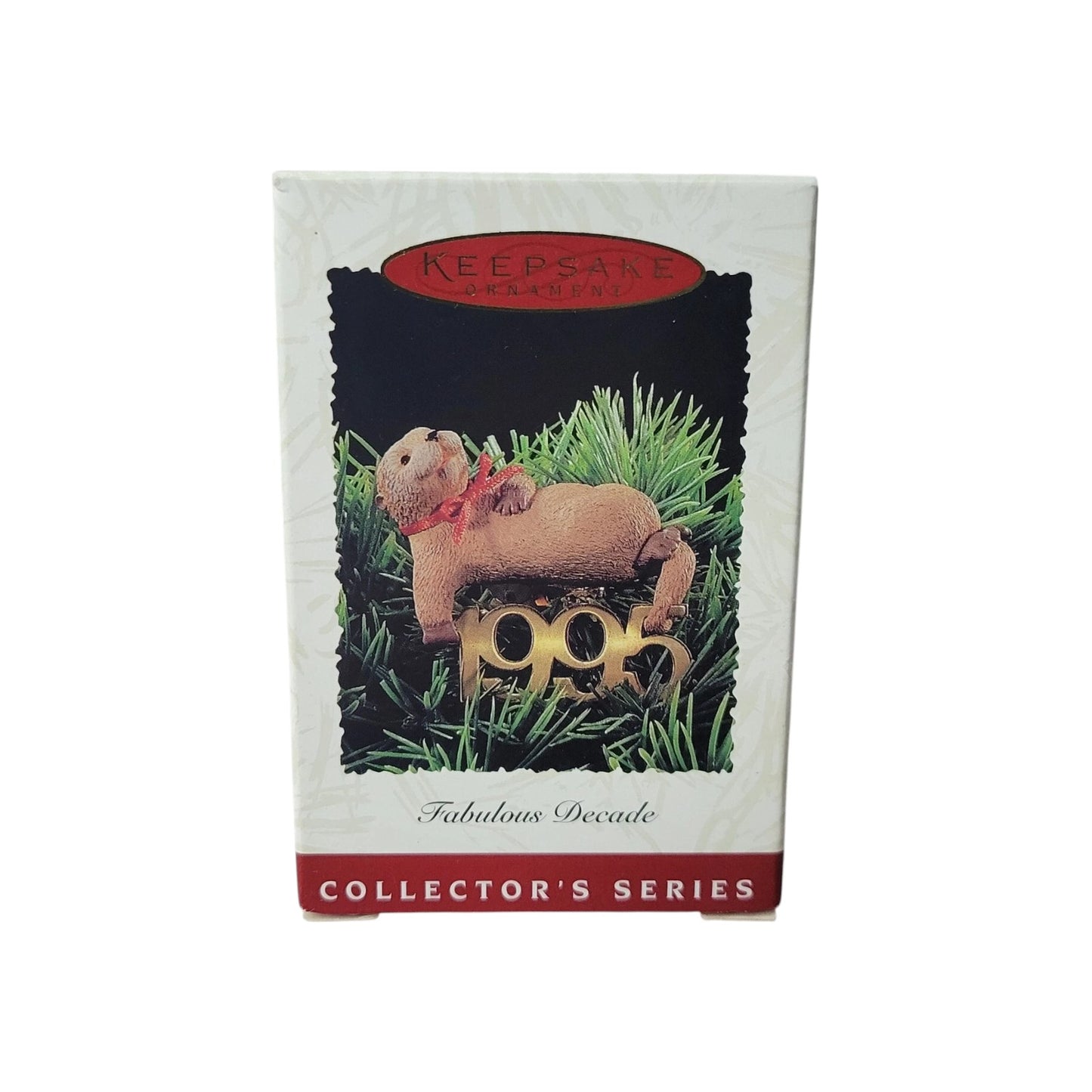 1995 Otter with Brass 1995 Hallmark Ornament (Fabulous Decade) QX5147 Image2