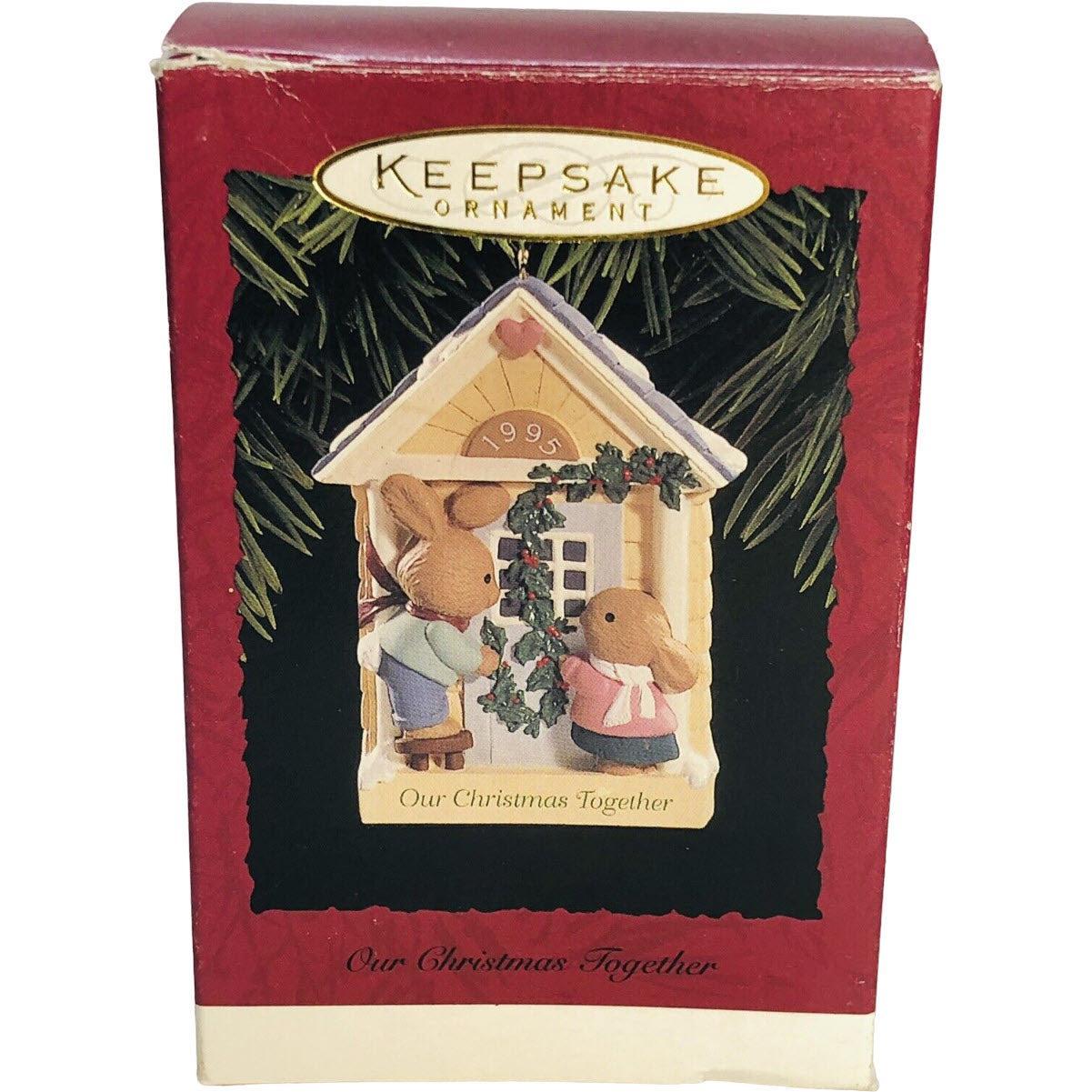 1995 Our Christmas Together Hallmark Ornament (Rabbit) QX5809