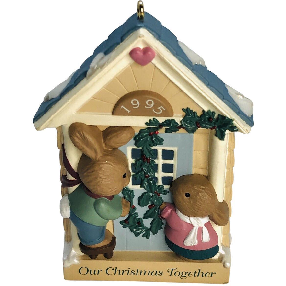 1995 Our Christmas Together Hallmark Ornament (Rabbit) QX5809