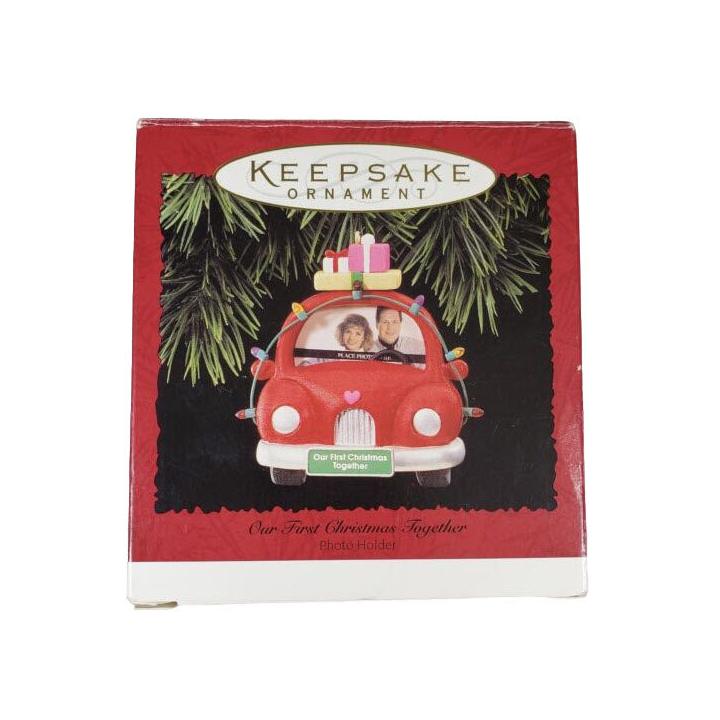1995 Our First Christmas Hallmark Ornament (Photo Holder) QX5807 Image2
