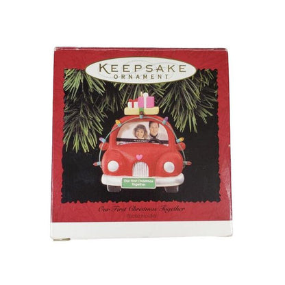 1995 Our First Christmas Hallmark Ornament (Photo Holder) QX5807 Image2