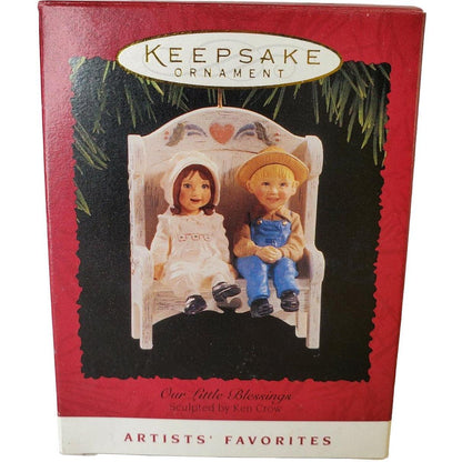 1995 Our Little Blessings Hallmark Ornament (Family) QX5209