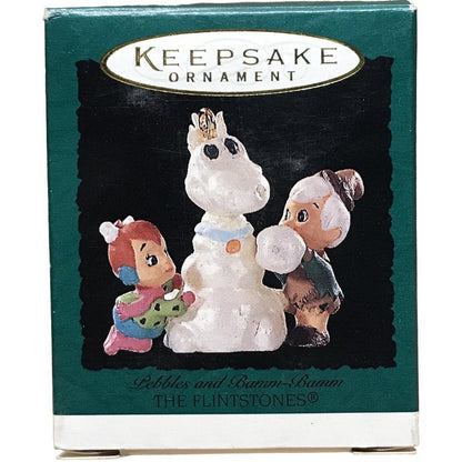 1995 Pebbles And Bamm-Bamm Hallmark Ornament (The Flintstones) QXM4757