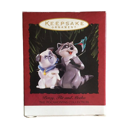 1995 Percy, Flint and Meeko Hallmark Ornament (Pocahontas) QXI6179 Image2