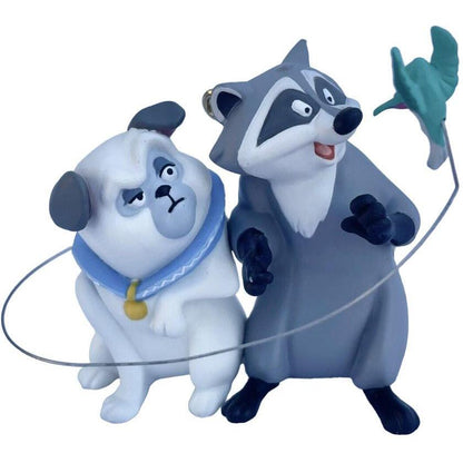 1995 Percy, Flint and Meeko Hallmark Ornament (Pocahontas) QXI6179