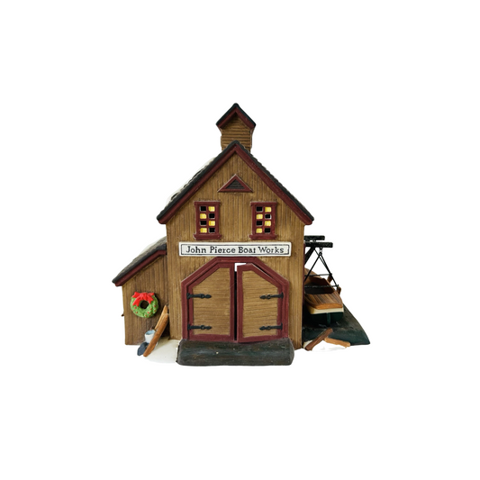 1995 “Pierce Boat Works” – New England Village Series Department 56 Item #56573 Image1