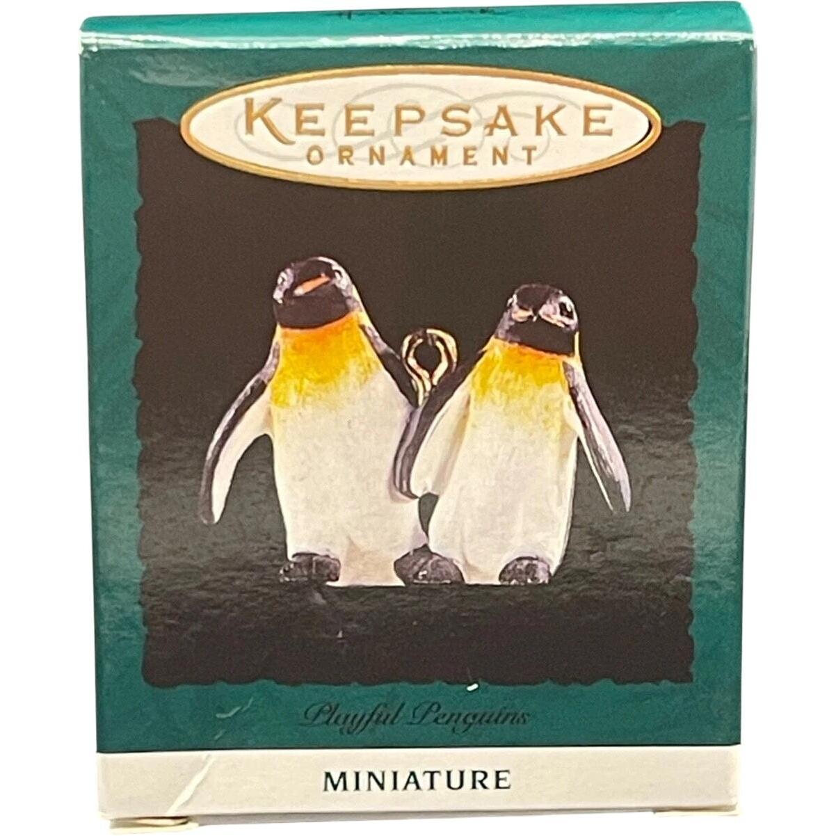 1995 Playful Penguins Hallmark Ornament (Noah's Ark) QXM4059