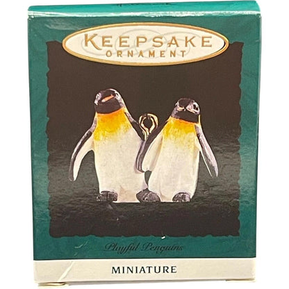 1995 Playful Penguins Hallmark Ornament (Noah's Ark) QXM4059
