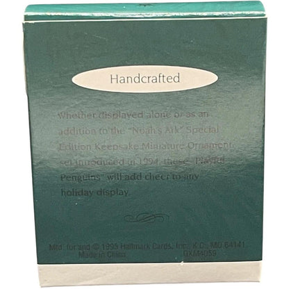 1995 Playful Penguins Hallmark Ornament (Noah's Ark) QXM4059