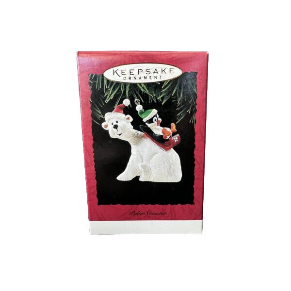 1995 Polar Coaster Hallmark Ornament (Polar Bear) QX6117