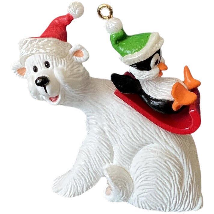 1995 Polar Coaster Hallmark Ornament (Polar Bear) QX6117