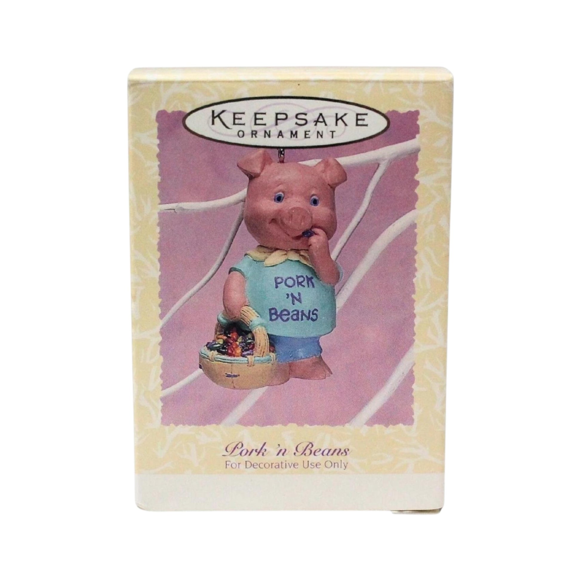 1995 Pork 'n Beans Hallmark Ornament (Easter) QEO8174 Image2