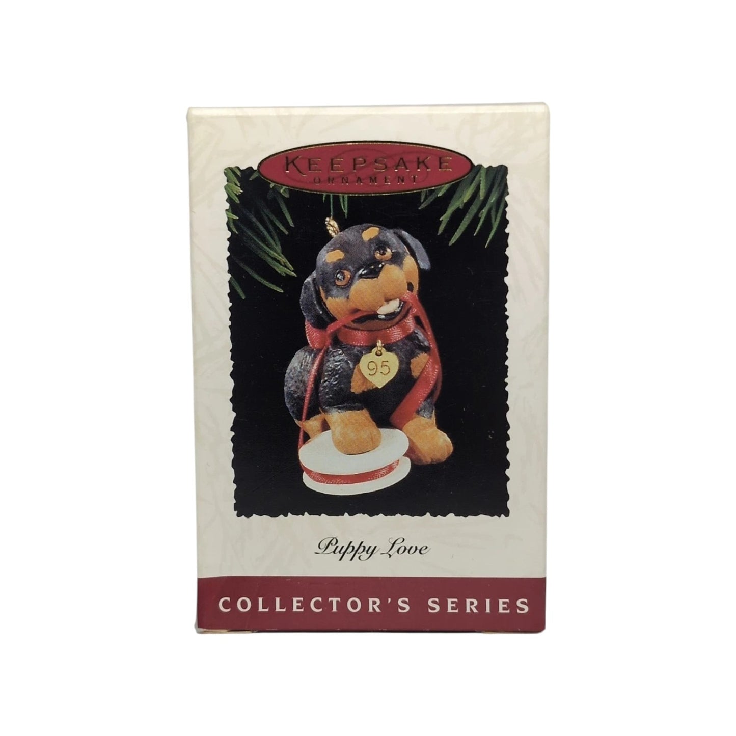 1995 Puppy Presents Hallmark Ornament (Puppy Love) QX5137 Image2