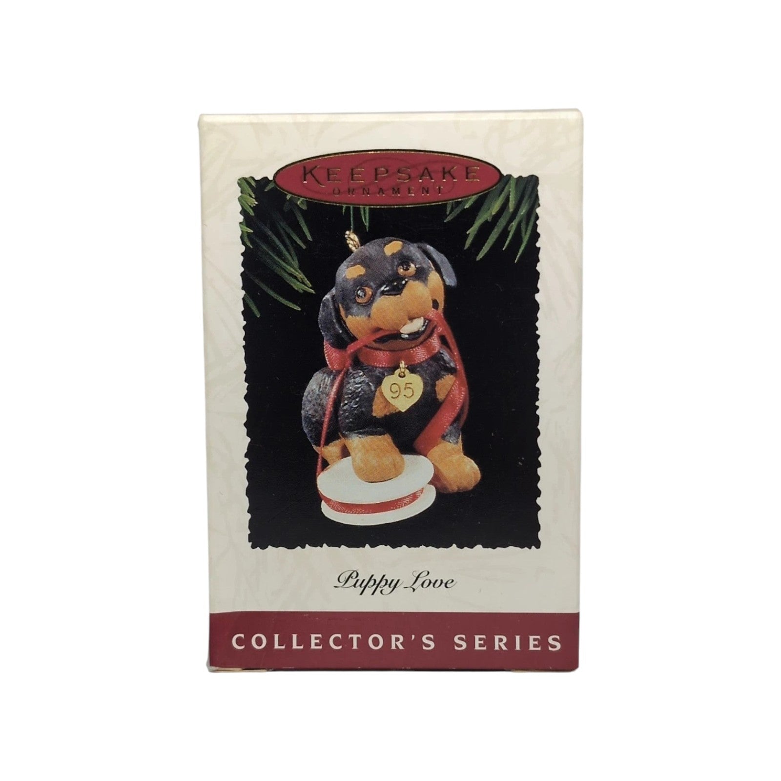 1995 Puppy Presents Hallmark Ornament (Puppy Love) QX5137 Image2