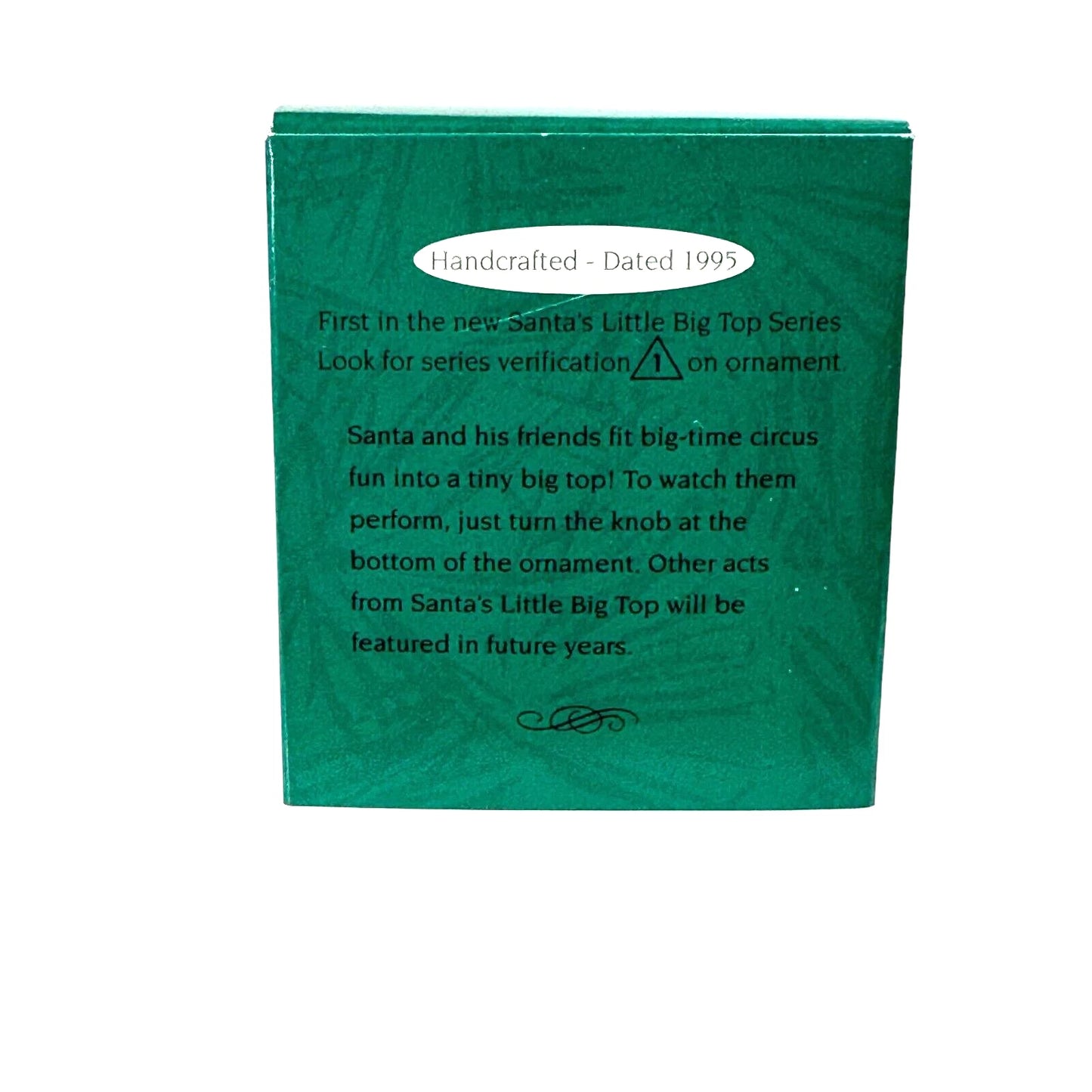 1995 Santa and his Show Hallmark Ornament (Santa's Little Big Top) QXM4779