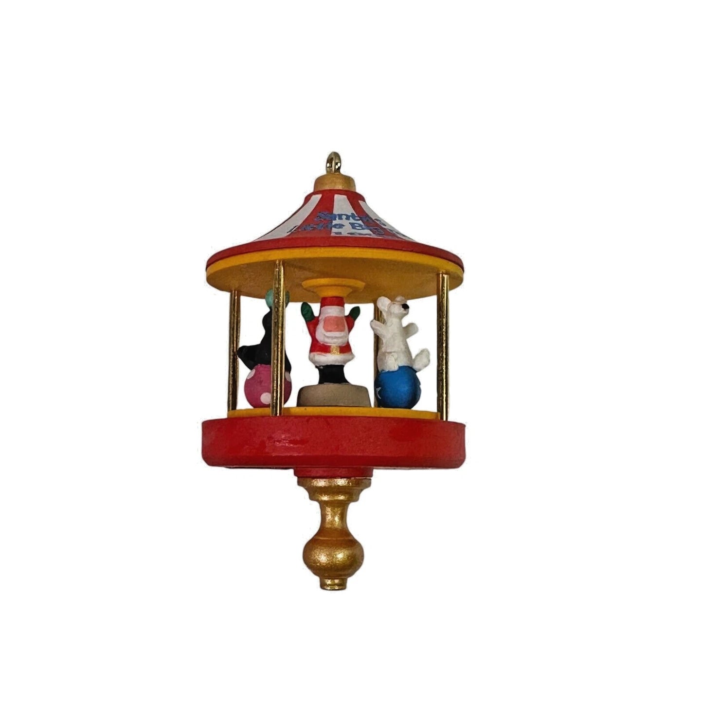 1995 Santa and his Show Hallmark Ornament (Santa's Little Big Top) QXM4779