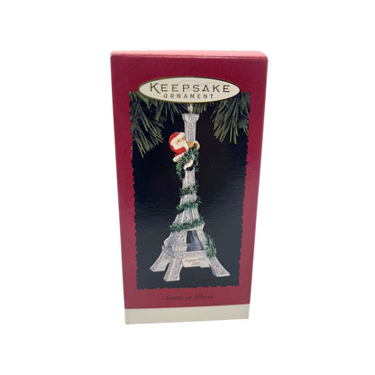 1995 Santa in Paris Hallmark Ornament (Santa Claus) QX5877 Image2