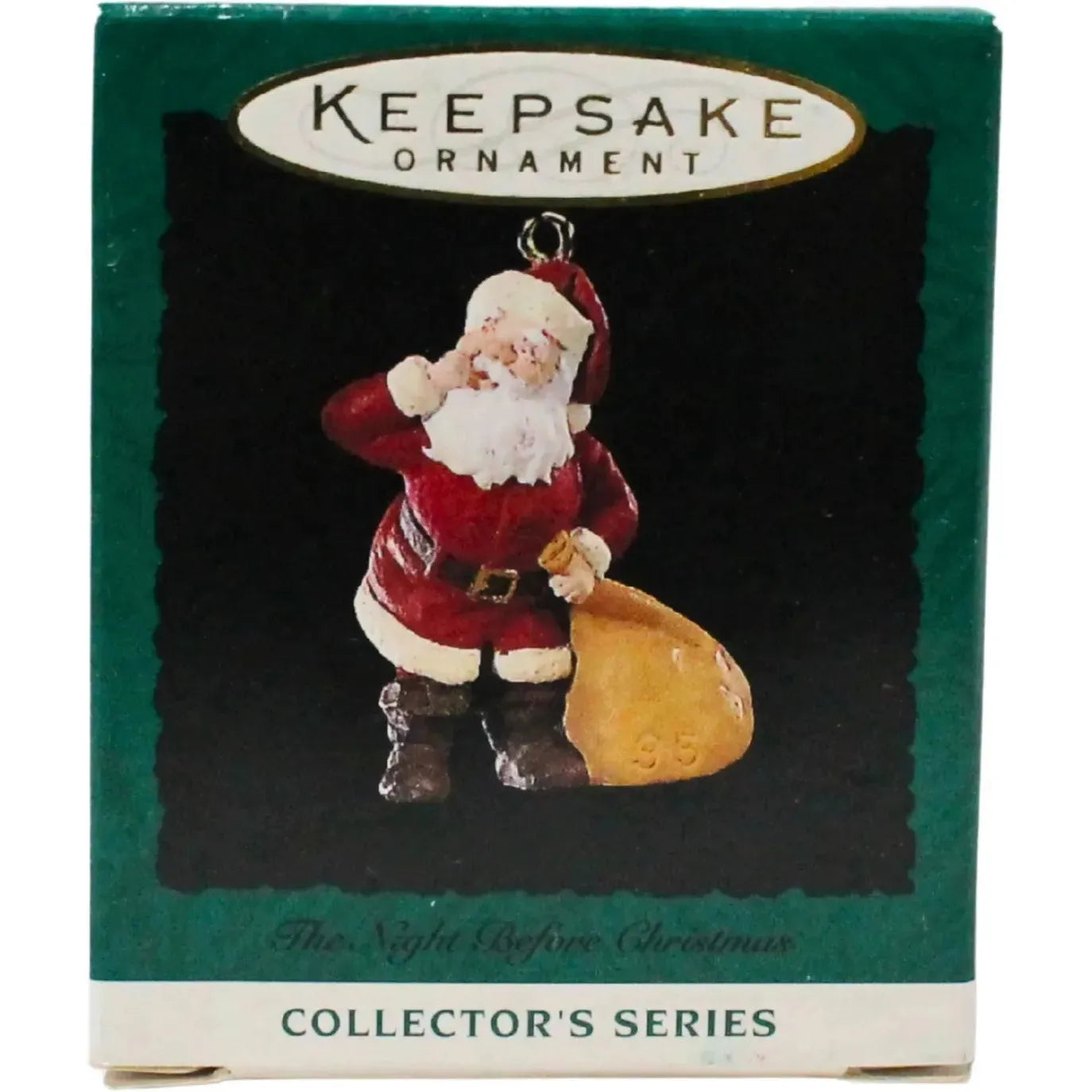 1995 Santa with Gifts Hallmark Ornament (The Night Before Christmas) QXM4807