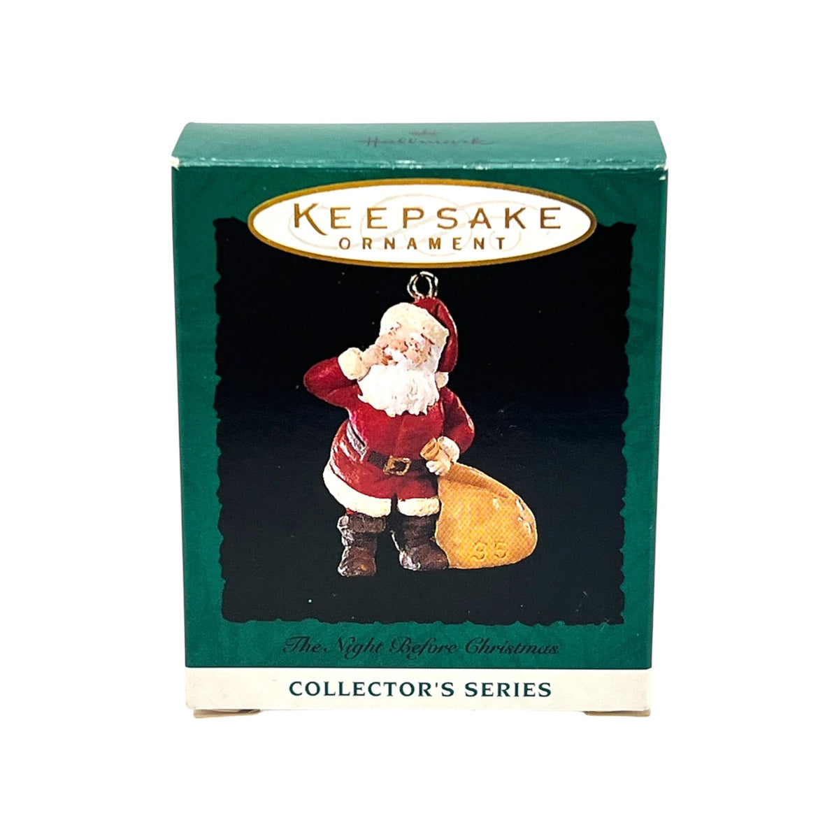 1995 Santa with Gifts Hallmark Ornament (The Night Before Christmas) QXM4807 Image2