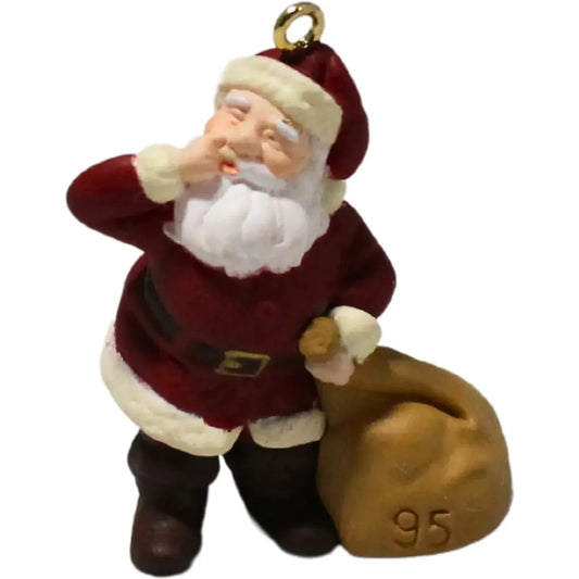 1995 Santa with Gifts Hallmark Ornament (The Night Before Christmas) QXM4807