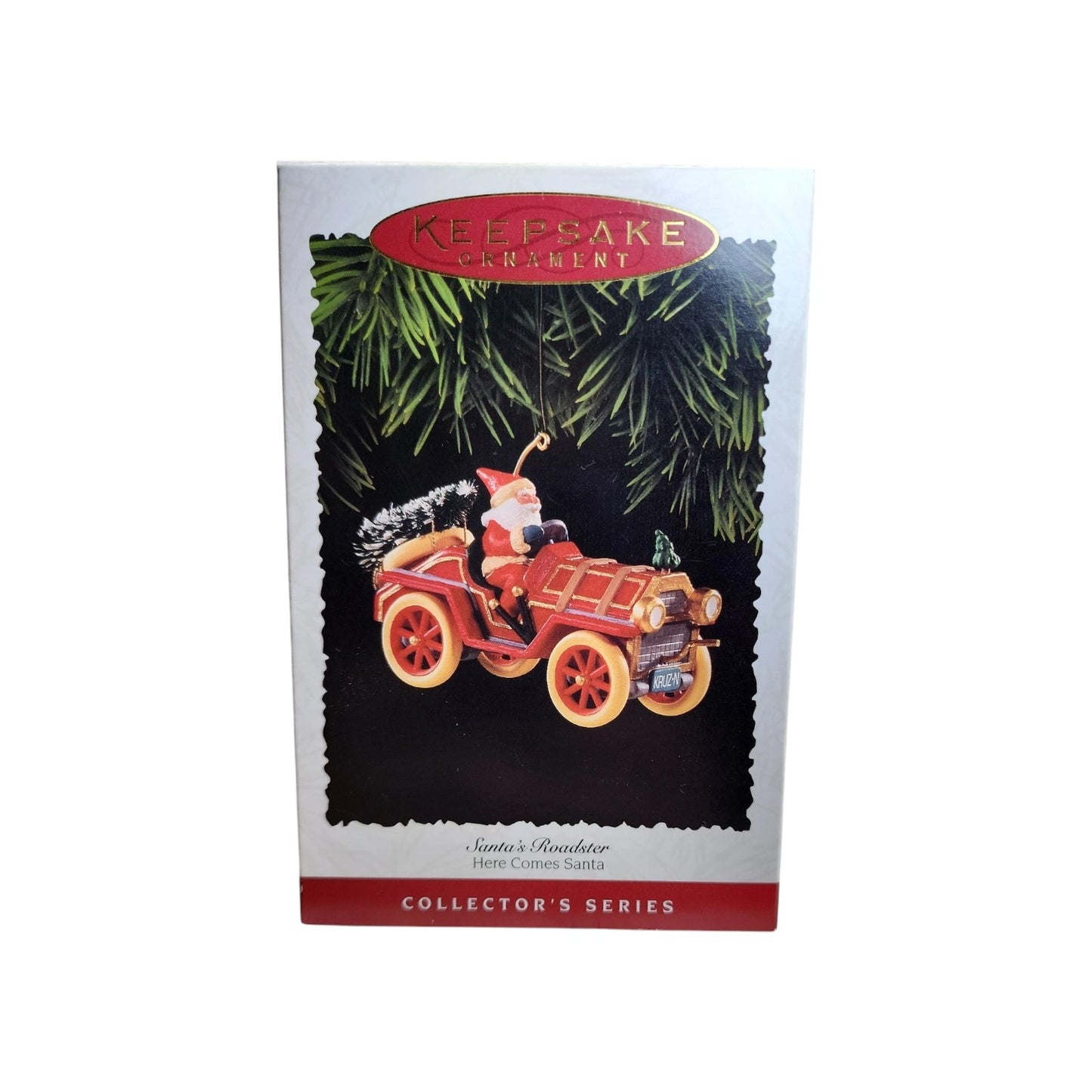 1995 Santa's Roadster Hallmark Ornament (Here Comes Santa) QX5179 Image2