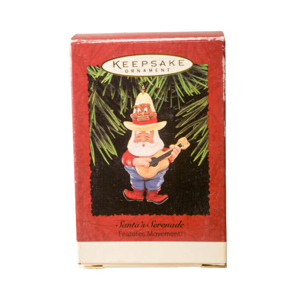1995 Santa's Serenade Hallmark Ornament (Guitar) QX6017