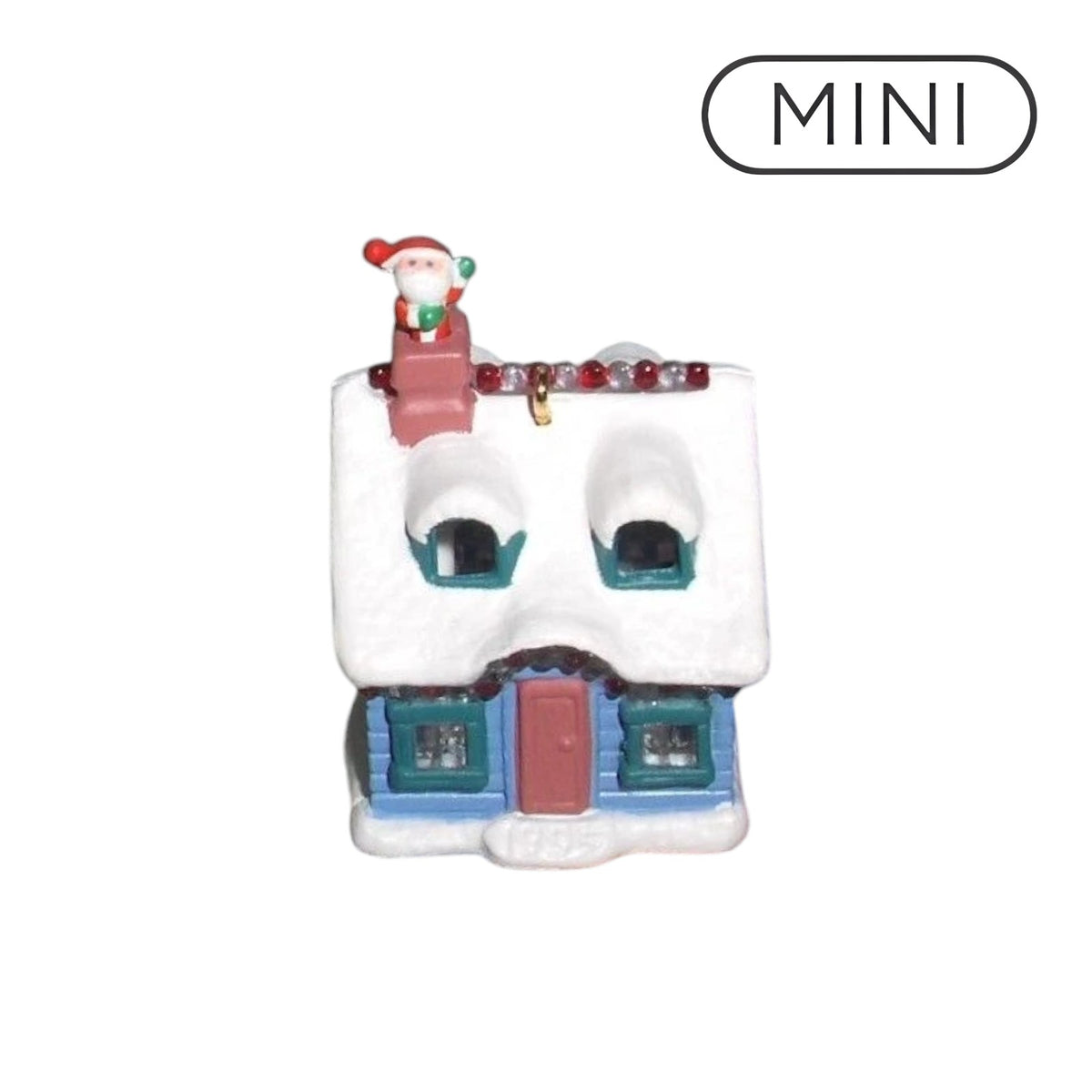 1995 Santa's Visit Hallmark Ornament (Santa Claus) QXM4047 Image1