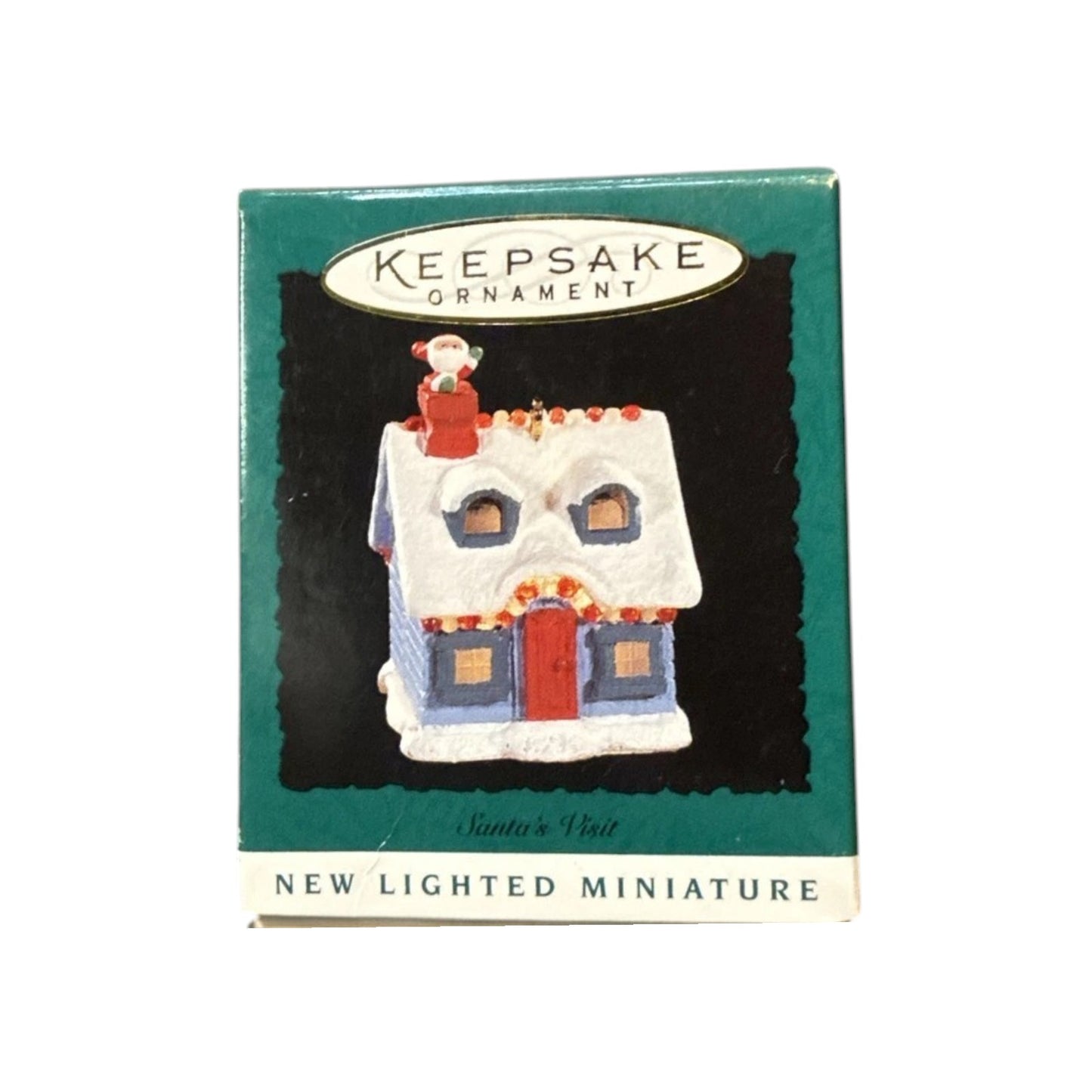 1995 Santa's Visit Hallmark Ornament (Santa Claus) QXM4047 Image2
