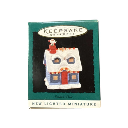 1995 Santa's Visit Hallmark Ornament (Santa Claus) QXM4047 Image2