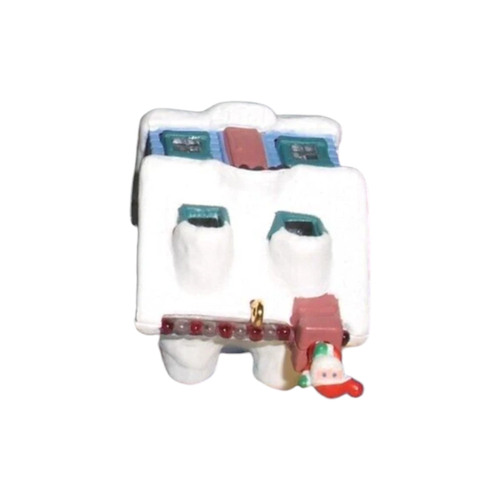 1995 Santa's Visit Hallmark Ornament (Santa Claus) QXM4047 Image7