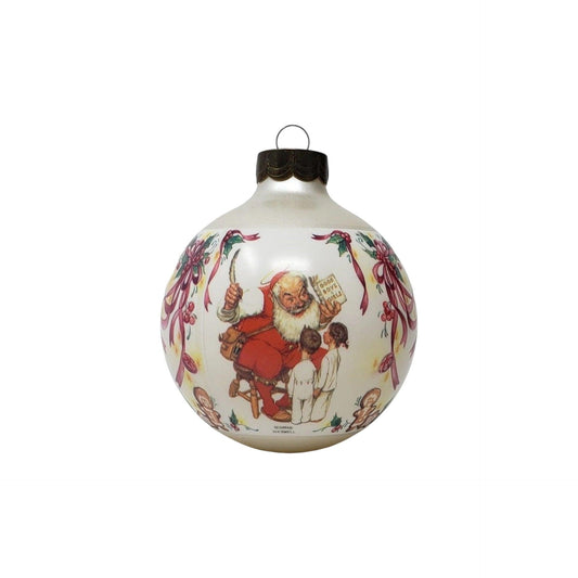 1995 Santa's Visitors Hallmark Ornament (Norman Rockwell Art) QX2407 Image1