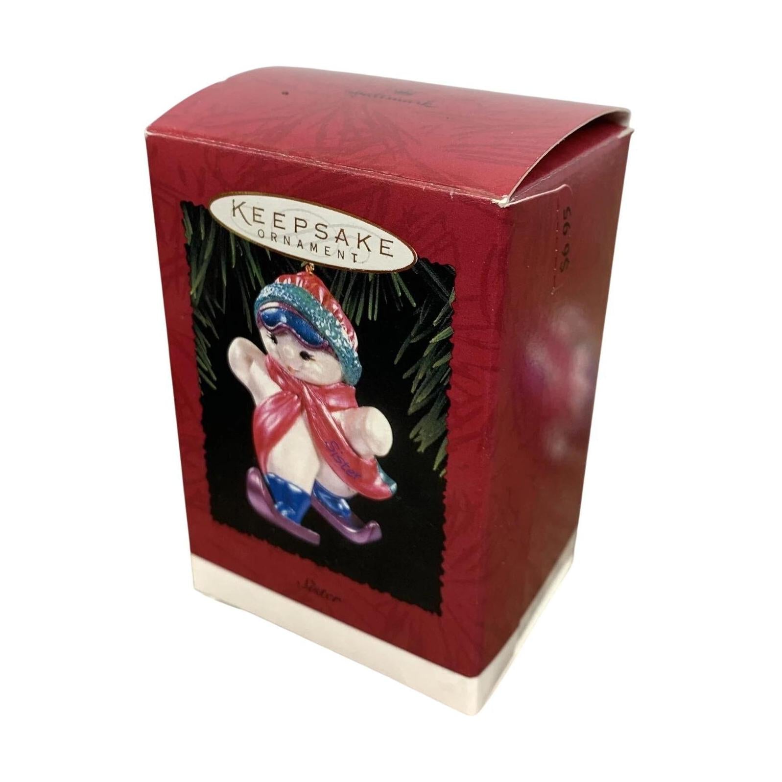 1995 Sister Hallmark Ornament (Snowman) QX5687 Image2