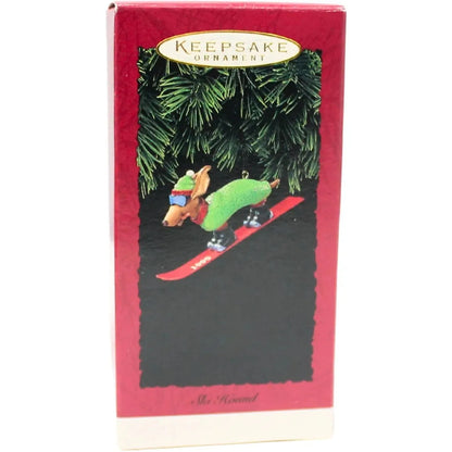 1995 Ski Hound Hallmark Ornament (Animal) QX5909