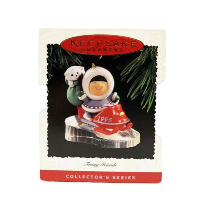 1995 Snow Mobile Hallmark Ornament (Frosty Friends) QX5169
