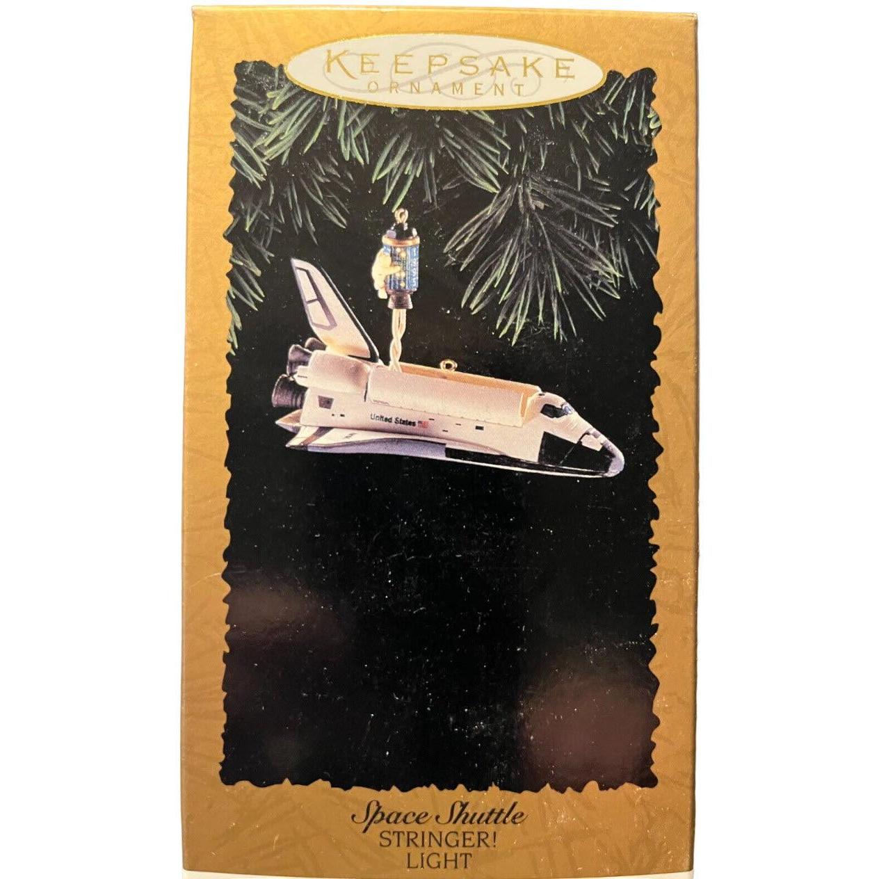 1995 Space Shuttle Hallmark Ornament (Journeys Into Space) QLX7396