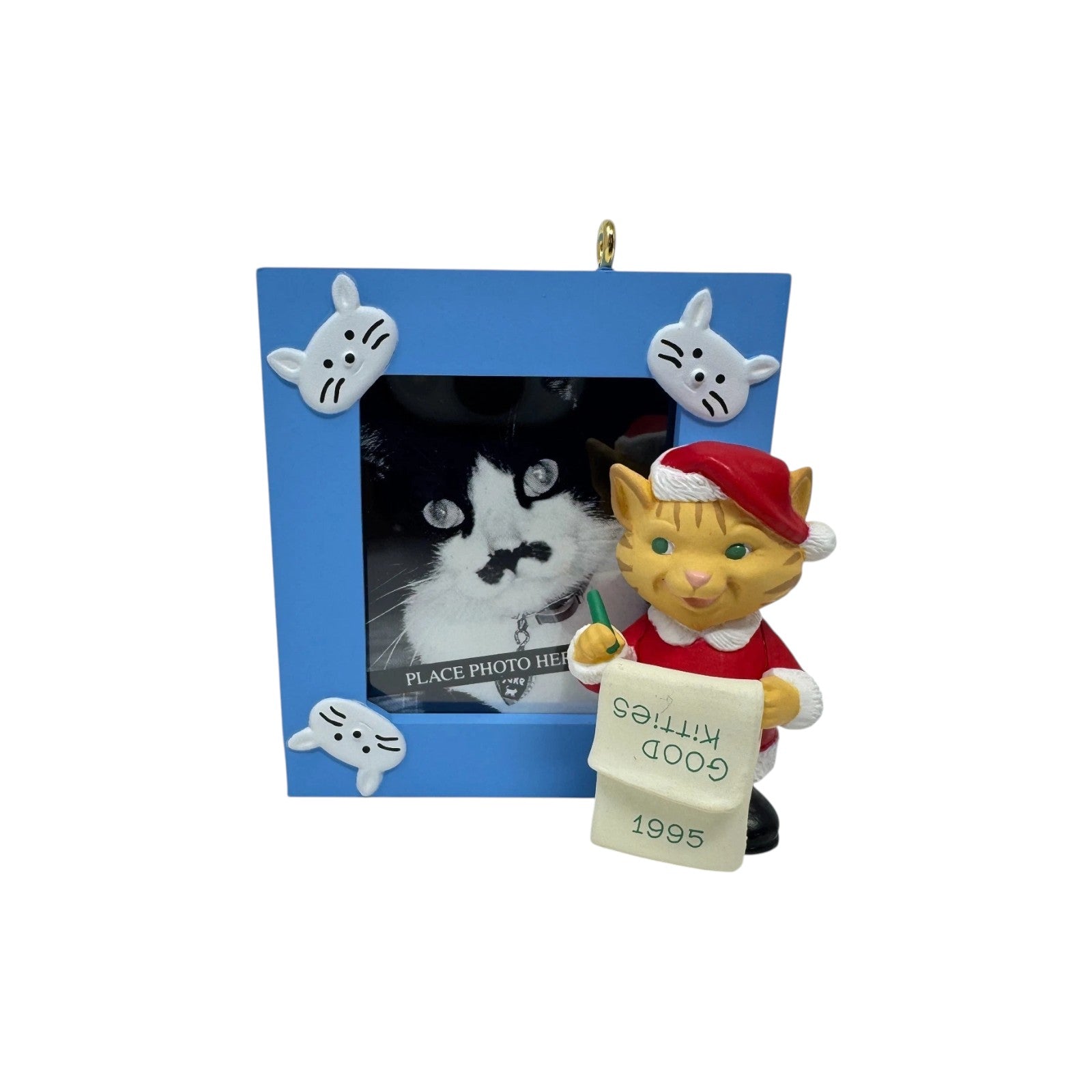 1995 Special Cat Hallmark Ornament (Photo Holder) QX5717 Image1