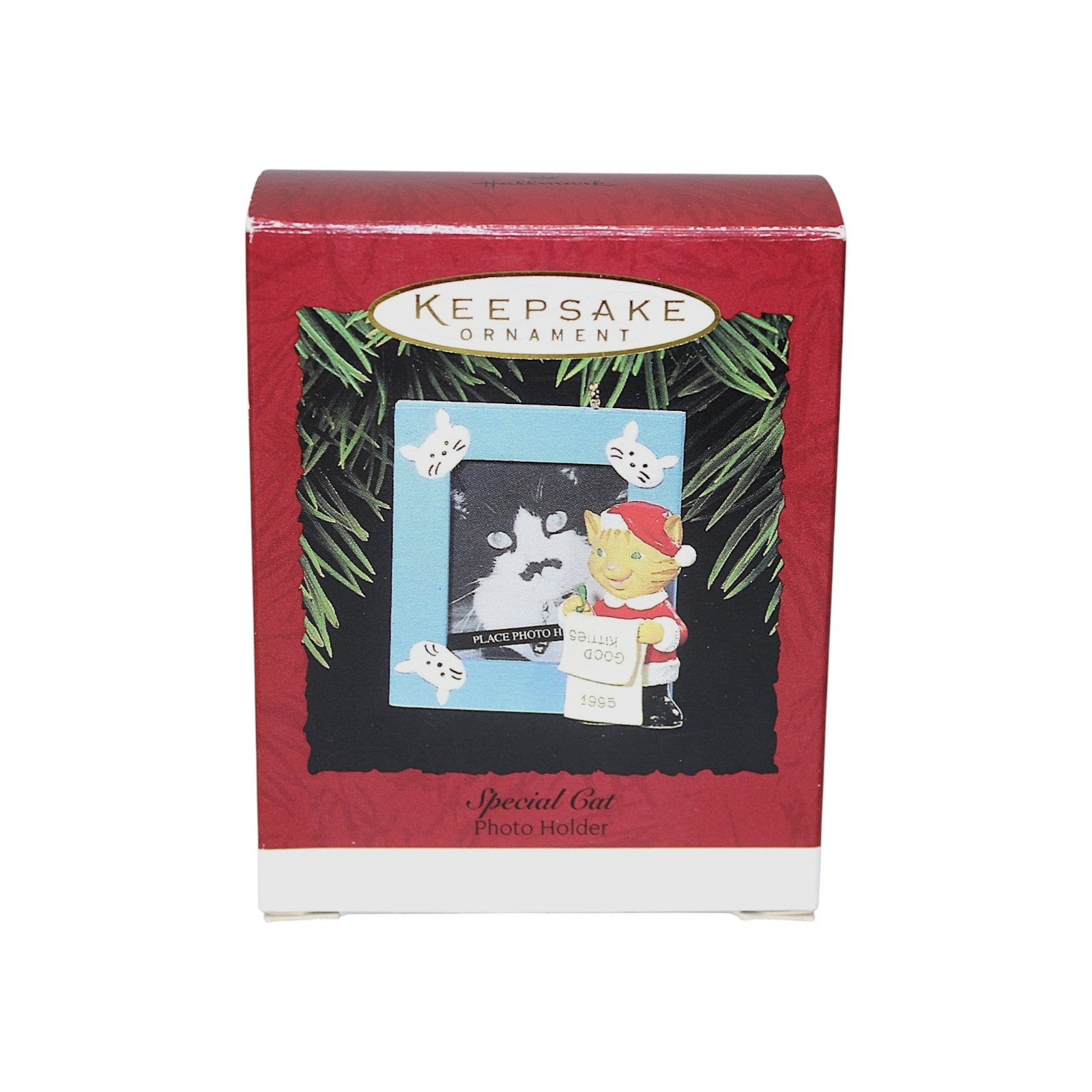 1995 Special Cat Hallmark Ornament (Photo Holder) QX5717 Image2