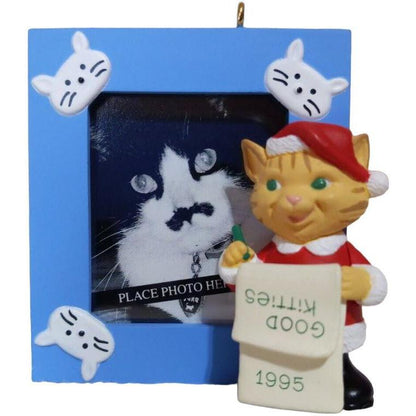 1995 Special Cat Hallmark Ornament (Photo Holder) QX5717