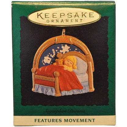 1995 Sugarplum Dreams Hallmark Ornament (Teddy Bear) QXM4099