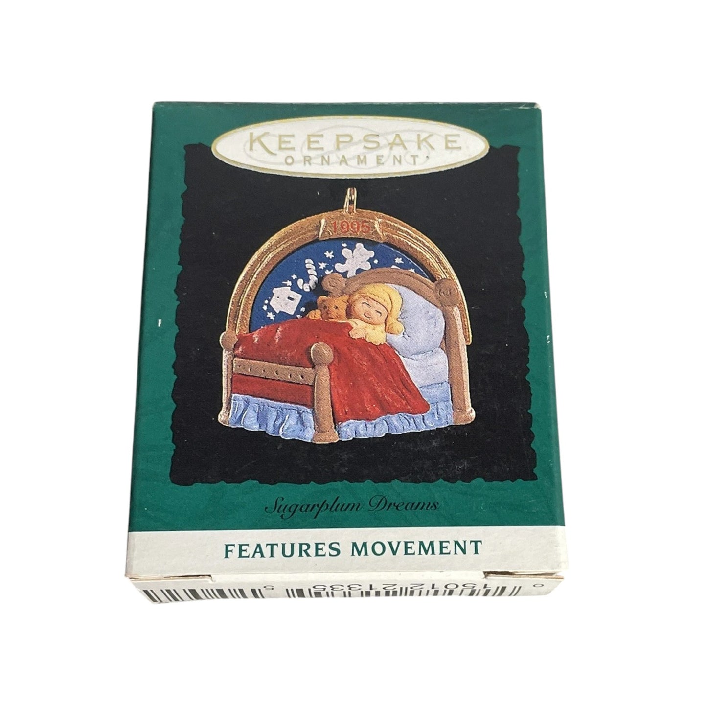 1995 Sugarplum Dreams Hallmark Ornament (Teddy Bear) QXM4099 Image2