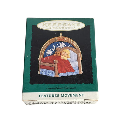 1995 Sugarplum Dreams Hallmark Ornament (Teddy Bear) QXM4099 Image2