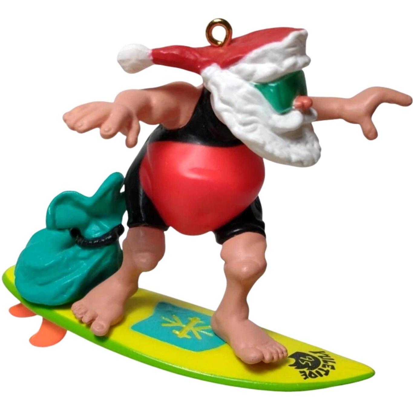 1995 Surfing' Santa Hallmark Ornament (Santa Claus) QX6019