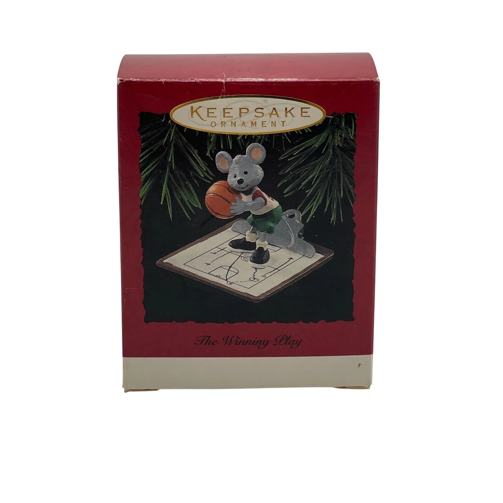 1995 The Winning Play Hallmark Ornament (Mouse) QX5889 Image2