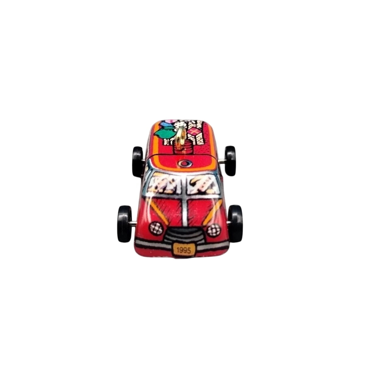 1995 Tin Fire Engine Hallmark Ornament (On the Road) QXM4797