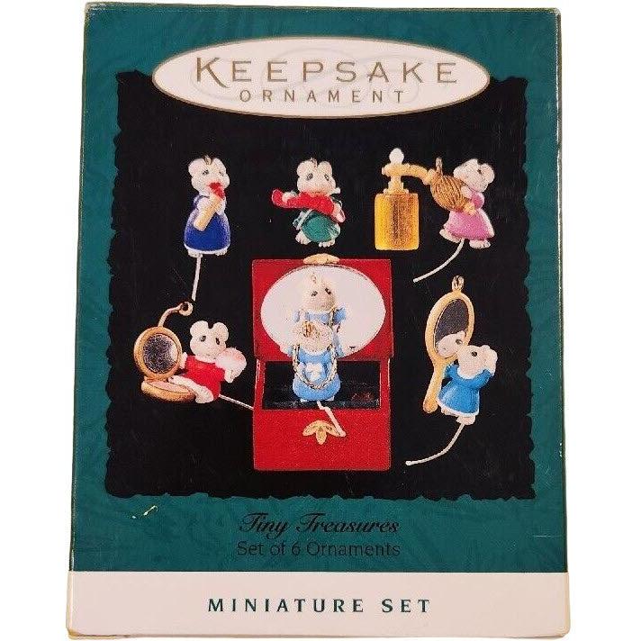 1995 Tiny Treasures Hallmark Ornament (Six Mice) QXM4009